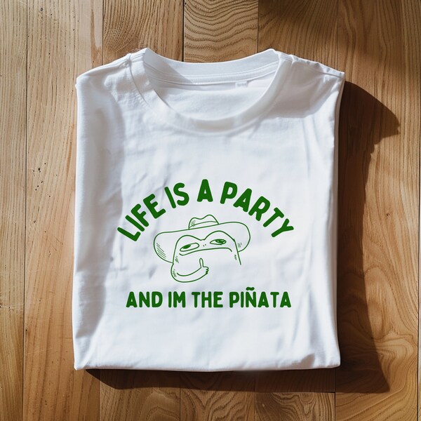 Life is a party and i'm the pinata  Unisex Heavy Cotton TeeRism, boneyisland funny Travel Clothing