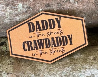 Daddy In The Sheets Crawdaddy In The Streets Hat Patch SVG PDF Files (Digital File Only)