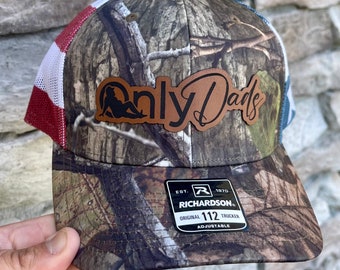 Archivo digital de gorra Only Dads: SVG y PDF, diseño grabado con láser