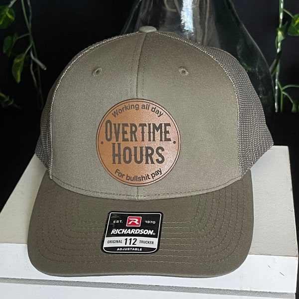 Overtime hours svg t-shirt design hat patch design svg png pdf DIGITAL FILE Oliver Anthony working all day for bullsh!t pay Glowforge Laser