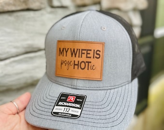 PsycHOTic Wife Hat Patch: SVG & PDF Digital File