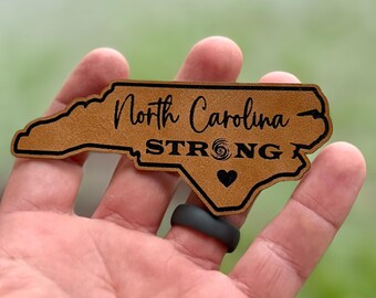 Digital fil för stark hattlapp i North Carolina (SVG och PDF)