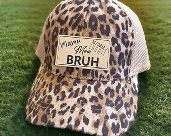 Mom Bruh - Hat Patch Design - DIGITAL FILE ONLY - svg and pdf files