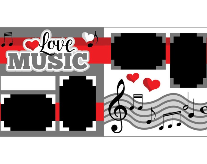 Music Scrapbook Kit 470 - Etsy