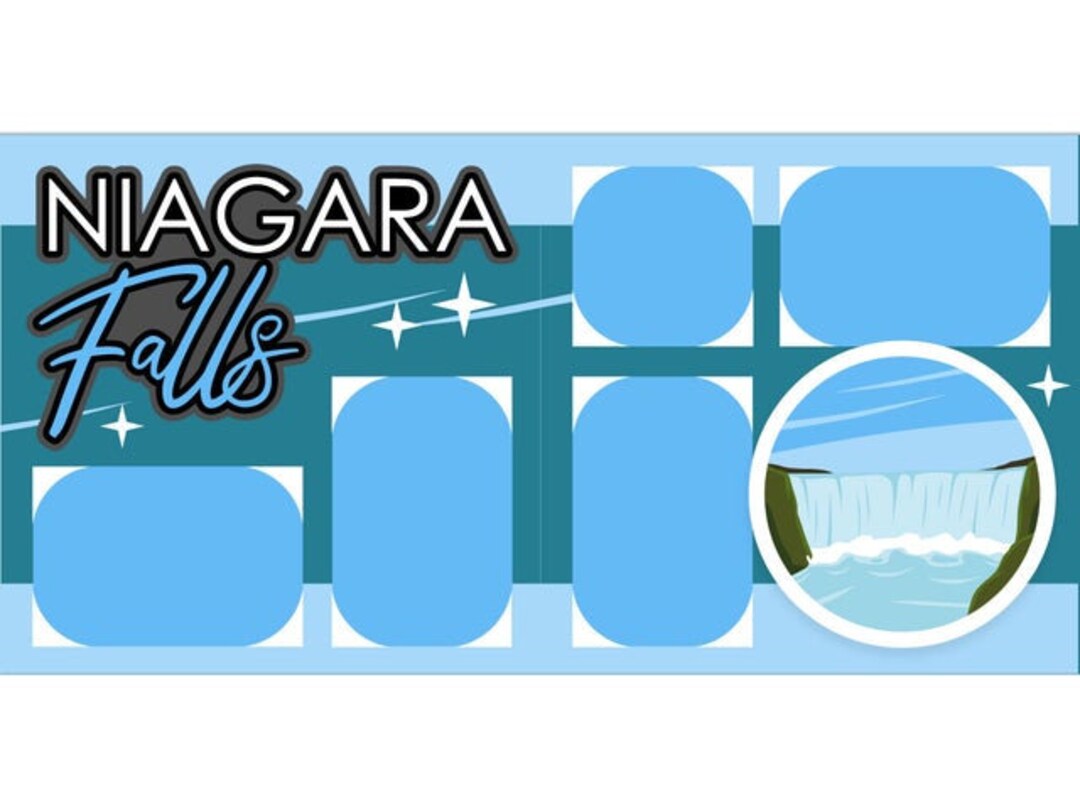 Niagara Falls Scrapbook Kit 2414 - Etsy