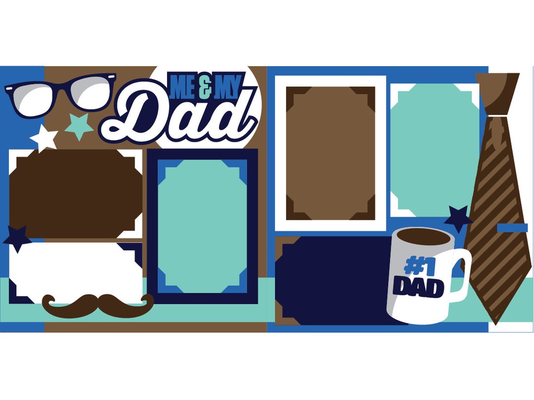 Dad Scrapbook Kit 494 Etsy