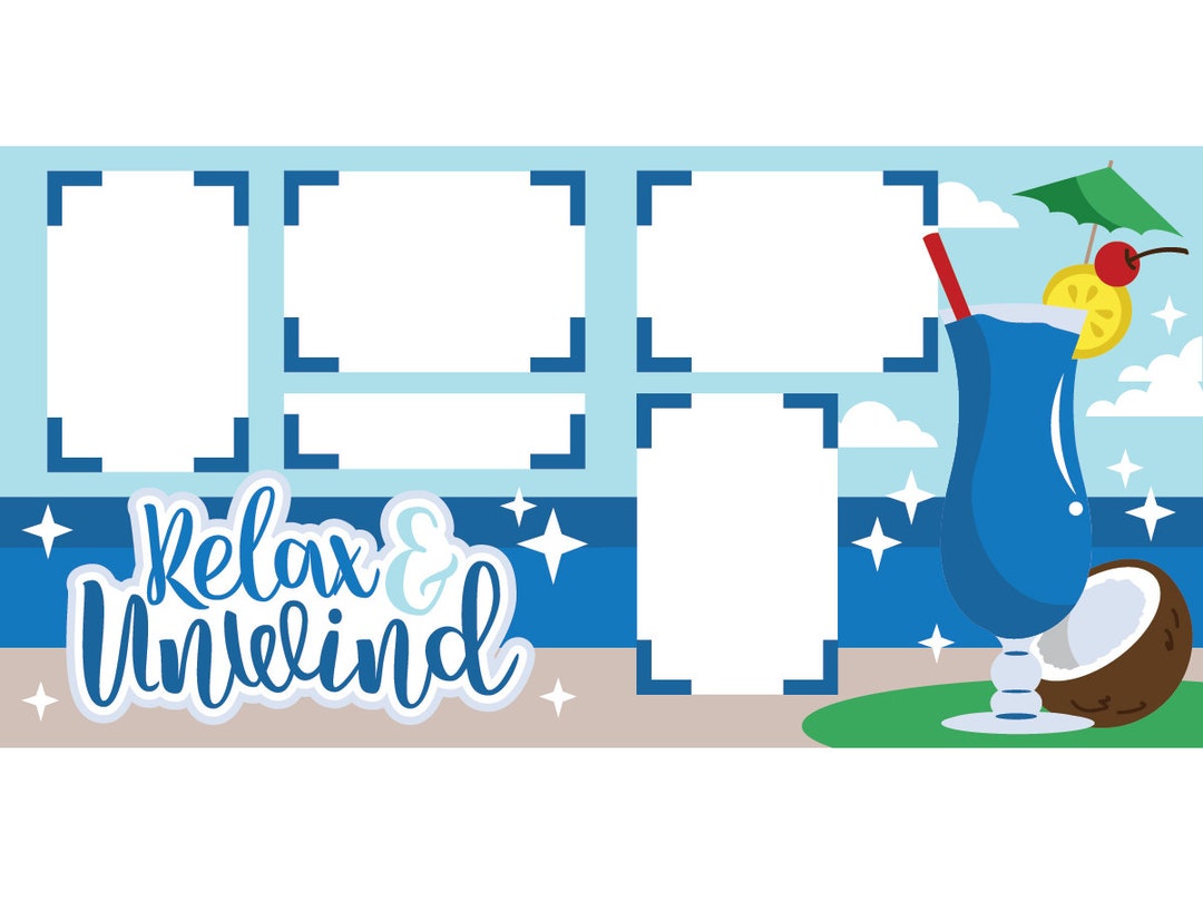 Vacation Scrapbook Kit 658 Etsy