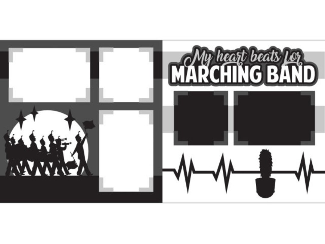 Marching Band Scrapbook Kit 2338 Etsy