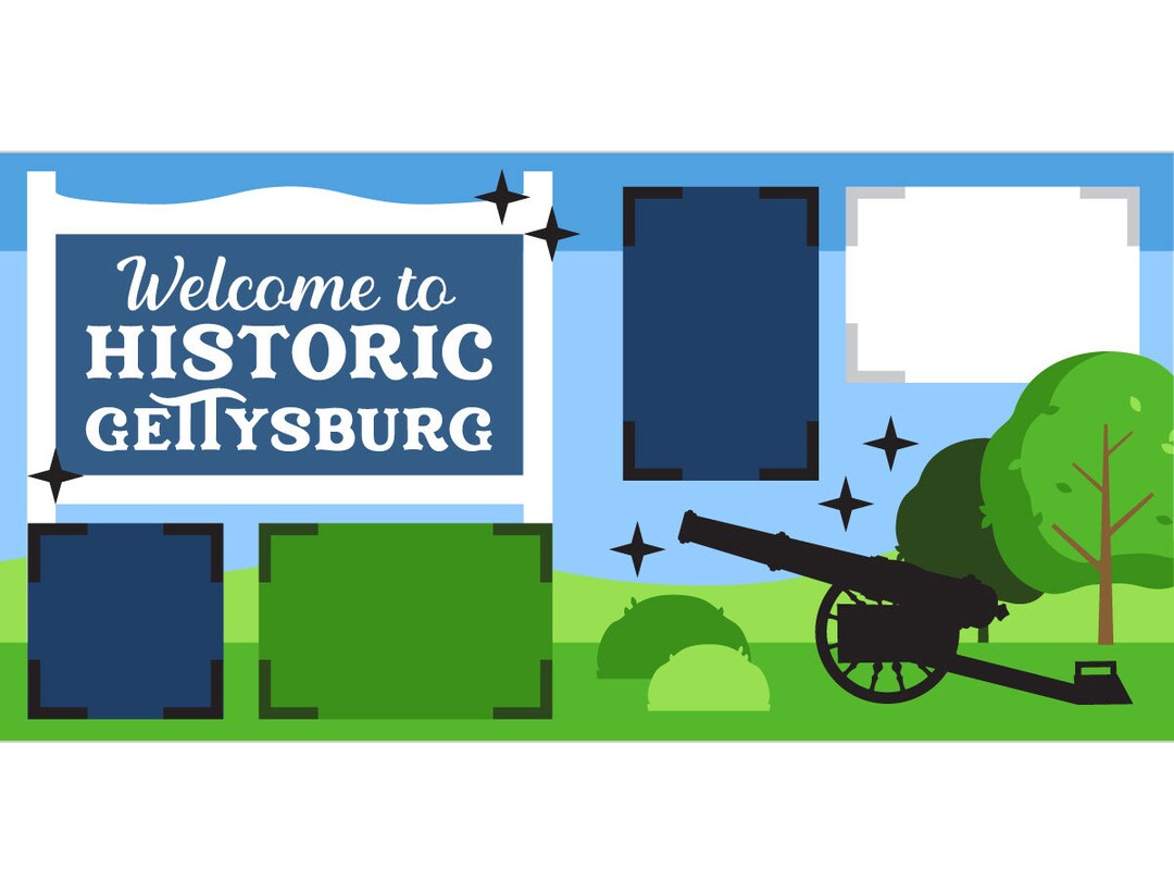 Gettysburg Scrapbook Kit 3485 Etsy