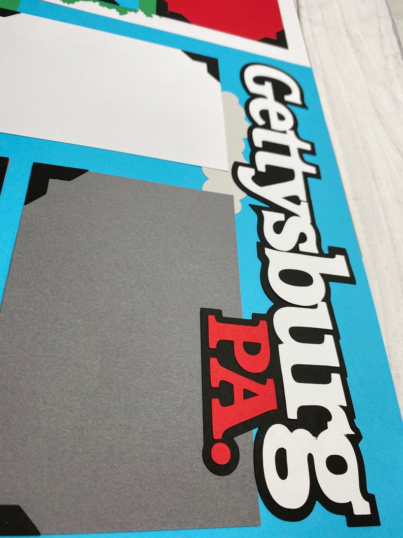 Gettysburg Scrapbook Kit 260 Etsy