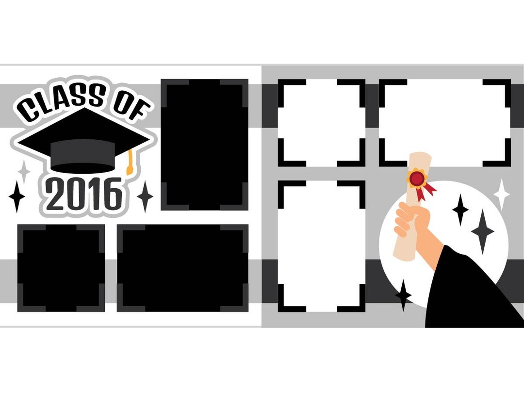 Graduation Scrapbook Kit 127 Etsy