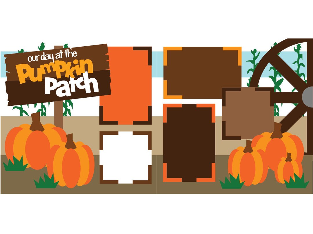 Pumpkin Patch Scrapbook Kit 593 Etsy
