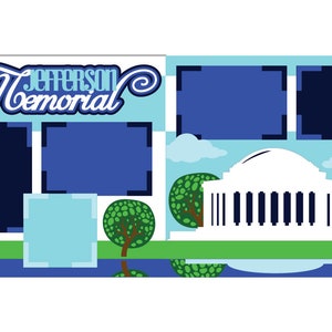 Jefferson Memorial Scrapbook Kit (394)