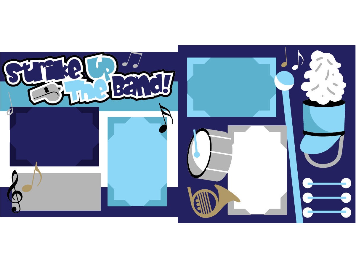 Marching Band Scrapbook Kit 734 Etsy