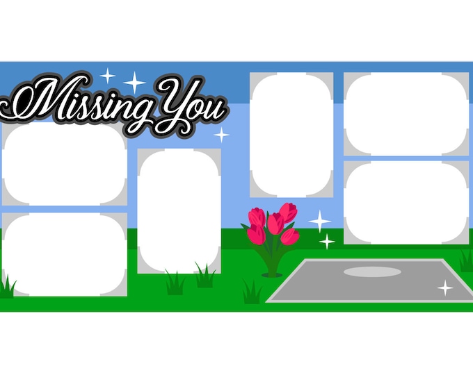 Missing a Loved One Scrapbook Kit 2336 Etsy