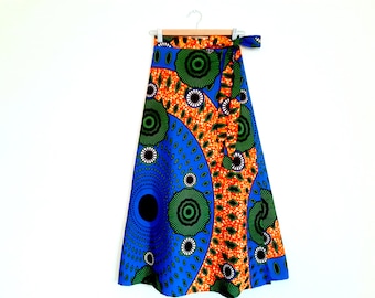 African wax print wrap skirt, Ankara wrap skirt, Ankara print skirt, African Wrap skirt, Long wrap skirt, Maxi wrap skirt, wrap skirt,Kente