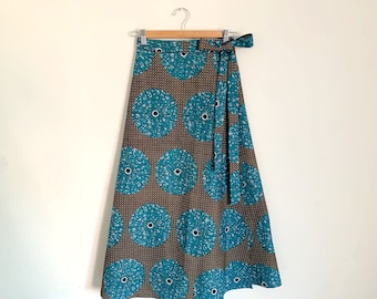African wax print wrap skirt, Ankara wrap skirt, Ankara print skirt, African Wrap skirt, Long warp skirt, Wrap skirt, Maxi wrap skirt