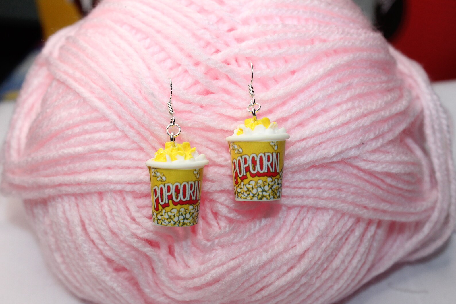 Popcorn Earrings Novelty Food Jewellery Party Etsy