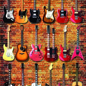 Anatolian Puzzle - Guitar Collection, 1000 Piece Puzzle, #1116