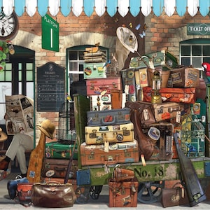 Anatolian Puzzle - at the Train Station, 1000 Piece Jigsaw Puzzle ...