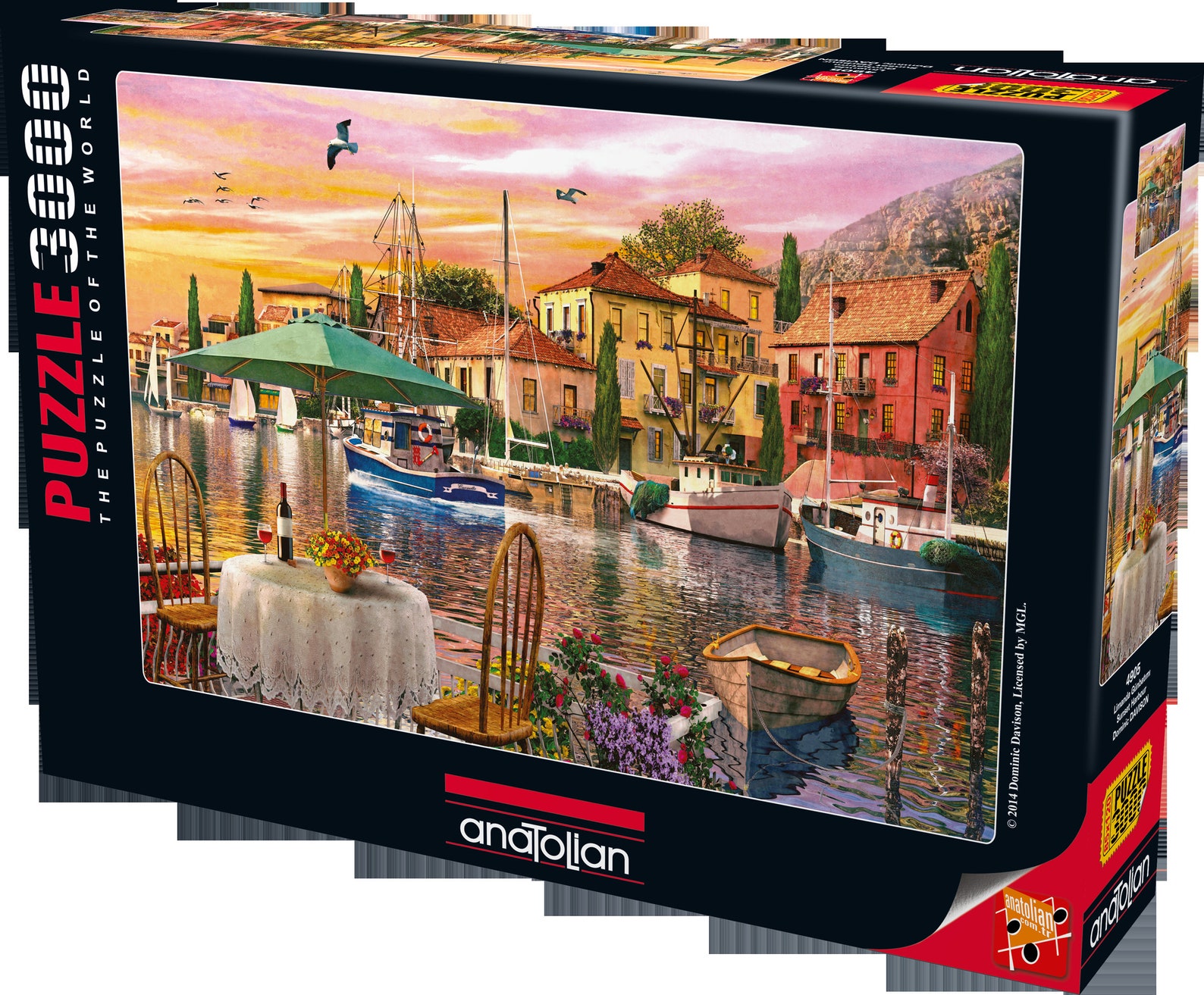 Anatolian Spring Lake Cottage 3000 Piece Jigsaw Puzzle - Premium Quality Anti-Glare Puzzle For Adults