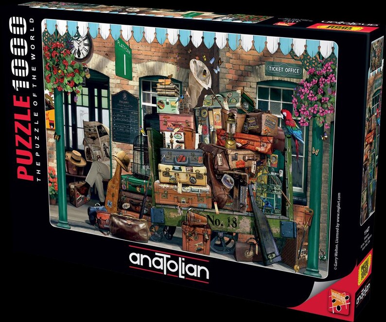 Anatolian Puzzle - at the Train Station, 1000 Piece Jigsaw Puzzle ...