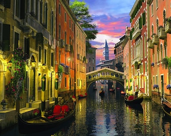 Anatolian Puzzle - Venice at Dusk, 3000 Piece Jigsaw Puzzle, #4904