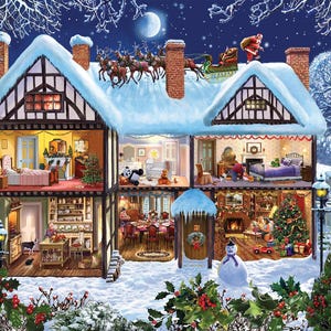 Anatolisches Puzzle - Jahreszeiten-Haus, 1000 Teile - Puzzle, #1105