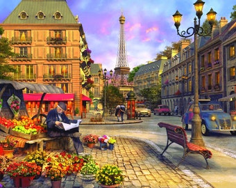 Anatolian Puzzle - Paris Street Life, 1500 Piece Jigsaw Puzzle, #4542