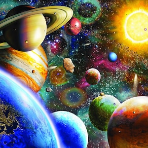 Anatolian Puzzle - Planets in Space, 1000 Piece Puzzle, #1033