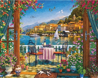 Anatolian Puzzle - Como Terrace, 4000 Piece Jigsaw Puzzle, #5203