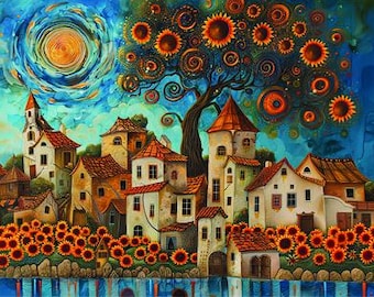 Anatolian Puzzle - Sunflowers, 1000 Piece Jigsaw Puzzle, #1182