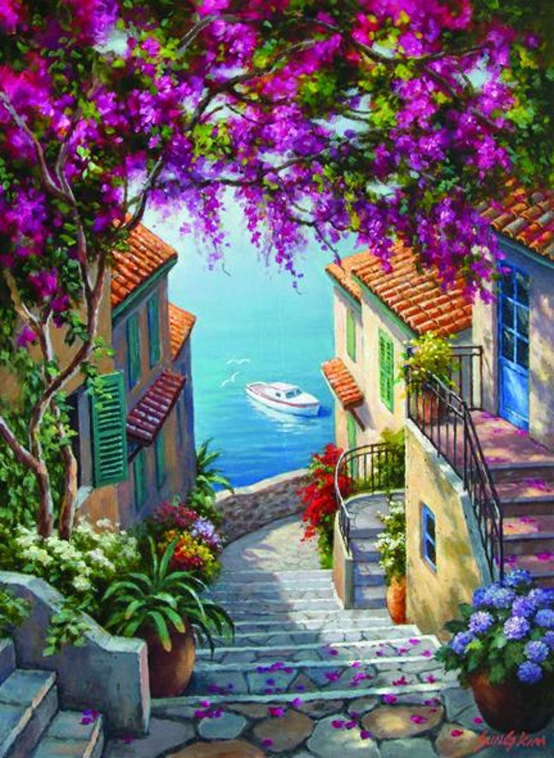 Anatolian Puzzle - Stairs to the Sea, 1000 Piece Jigsaw Puzzle, #1088 ...