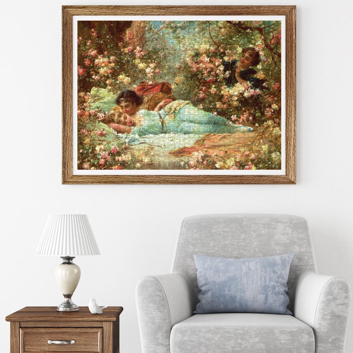 Anatolian Puzzle - Peacock in The Garden, 1000 Piece Jigsaw Puzzle, #1084, Multicolor