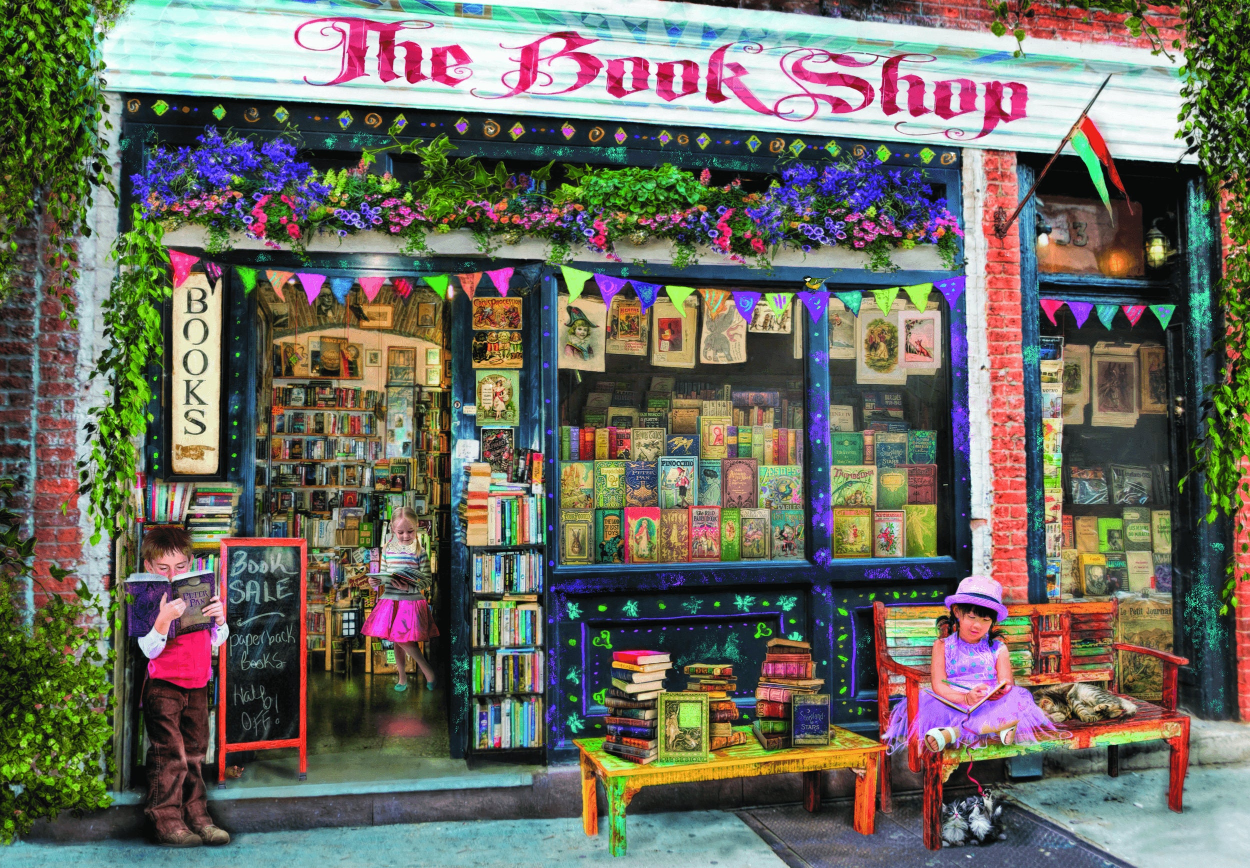 Anatolian Puzzle - The Bookshop Kids, 500 Piece Jigsaw Puzzle, #3588