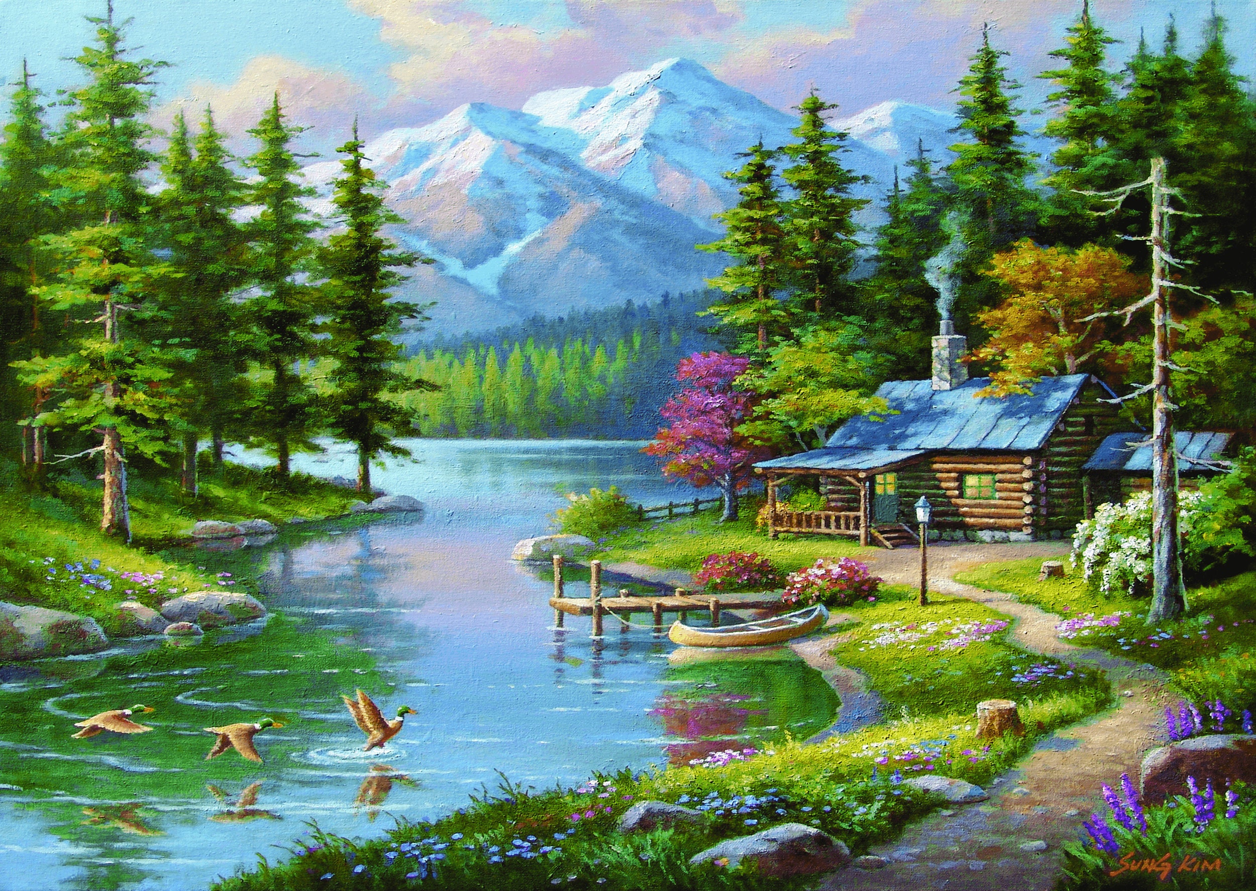 Anatolian Puzzle - Resting Canoe, 1500 Piece Jigsaw Puzzle, #4554