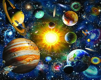 Anatolian Puzzle - Solar System, 2000 Piece Jigsaw Puzzle, #3946