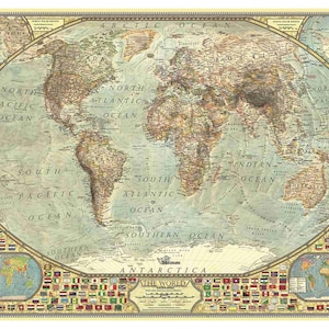 アナトリアパズル - 世界地図、2000ピースジグソーパズル、#3935