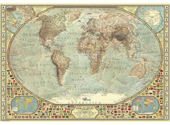 アナトリアパズル - 世界地図、2000ピースジグソーパズル、#3935