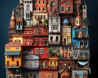 Anatolian Puzzle - Balat, 1000 Piece Jigsaw Puzzle, #1157