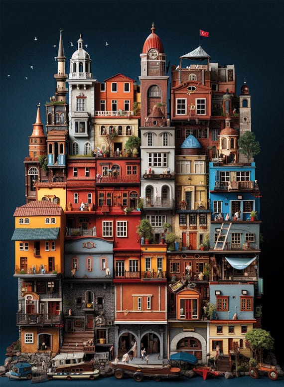 Anatolian Puzzle - Balat, 1000 Piece Jigsaw Puzzle, #1157