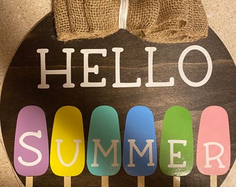 Hallo zomer deurhanger