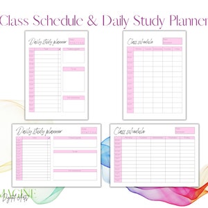 Printable Student Planner ADHD Planner Templates - Etsy UK
