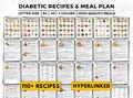Diabetes Meal Plan Bundle, Diabetic Recipes, Diabetes Cookbook Low Sugar, Diabetic Meal Planner, Diabetic Food Chart, Diabetes Grocery List