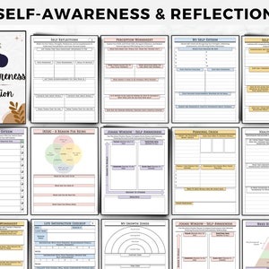 Anxiety Journal, Therapy Journal, Anxiety Worksheets, Mental Health Journal, Therapy Worksheets, Depression, DBT, CBT, Anxiety Tracker bild 7