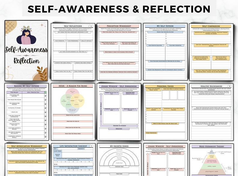 Anxiety Journal, Therapy Journal, Anxiety Worksheets, Mental Health Journal, Therapy Worksheets, Depression, DBT, CBT, Anxiety Tracker bild 7