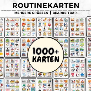Tarjetas de rutina diaria, horario visual, cuadro de rutina para niños, mañana, tarde, niños pequeños, preescolar, cuadro de tareas, ritmo diario, editable