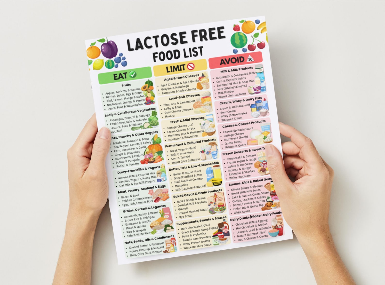 List Of Lactose Free Foods