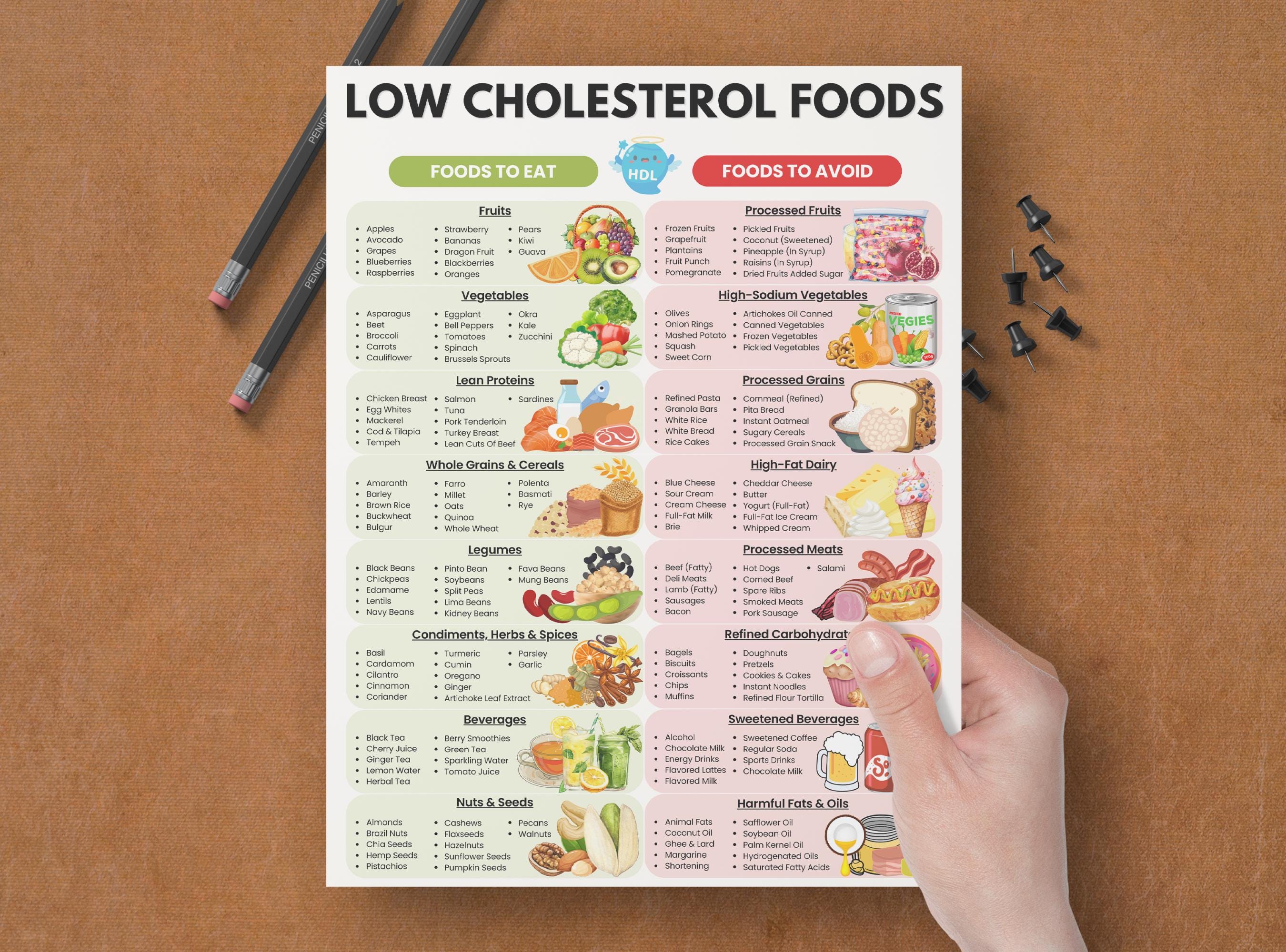 Low Cholesterol Food List, Cholesterol Diet Food Chart, Cholesterol ...
