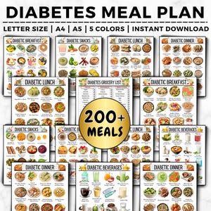 Diabetic Meal Plan Bundle, Diabetes Grocery List,Diabetic Food List,Diabetes Meal Planner, Diabetic Diet, Diabetes Meal, Diabetic Food Chart